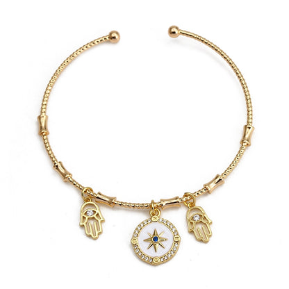 Pulsera Brazalete de Ojo Turco Ajustable