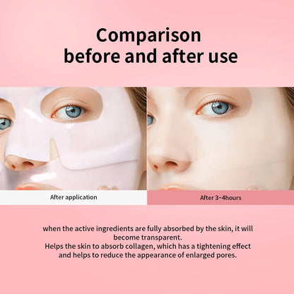 2/4/12 Bio-Collagen Hydrating Hydrogel Mask Improves Elasticity, Minimizes Pores and Provides Firmness