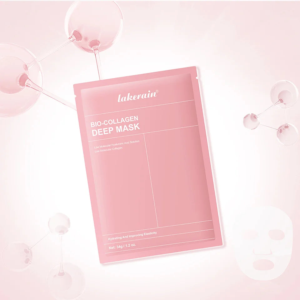 2/4/12 Bio-Collagen Hydrating Hydrogel Mask Improves Elasticity, Minimizes Pores and Provides Firmness
