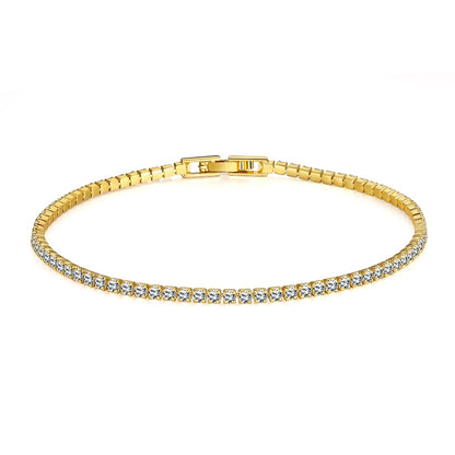 Pulsera de Tenis Moissanita 2-6.5mm para Mujer Plata Esterlina 925
