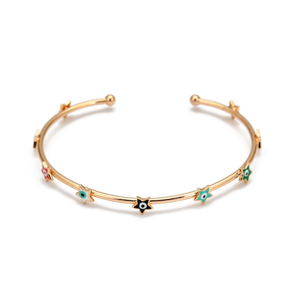 Pulsera Brazalete de Ojo Turco Ajustable