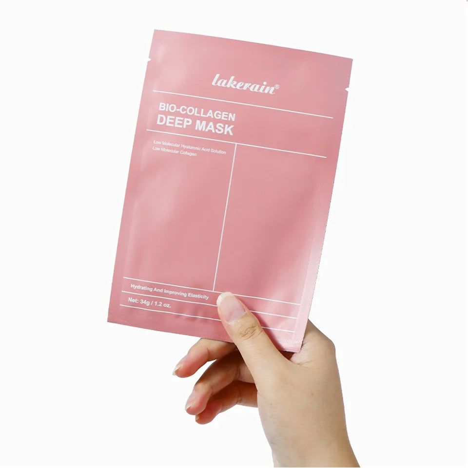 2/4/12 Bio-Collagen Hydrating Hydrogel Mask Improves Elasticity, Minimizes Pores and Provides Firmness
