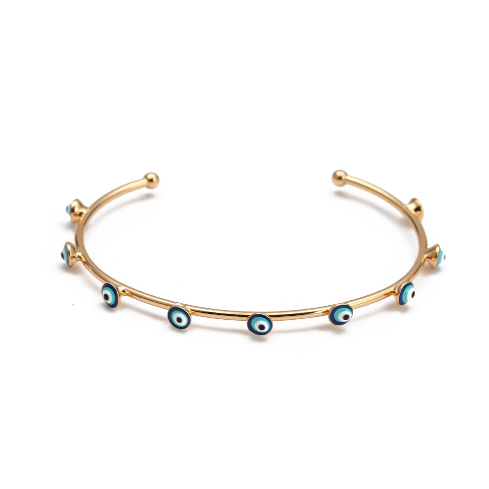 Pulsera Brazalete de Ojo Turco Ajustable