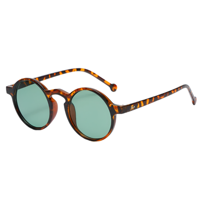 Gafas Lentes de sol redondas pequeñas de estilo vintage y diseño con remaches UV400