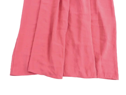 Long black or red draped backless lingerie dress