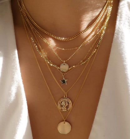 Fashion Crystal Multilayer Necklace for Women