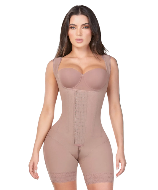 Faja short con 4 broches levanta glúteos y control abdomen – Ann Chery 5165