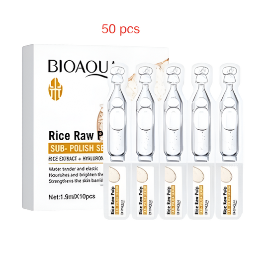 Sérum Facial con Pulpa de Arroz Blanco es Hidratante y Reparador Anti-Edad para Manchas y Arrugas