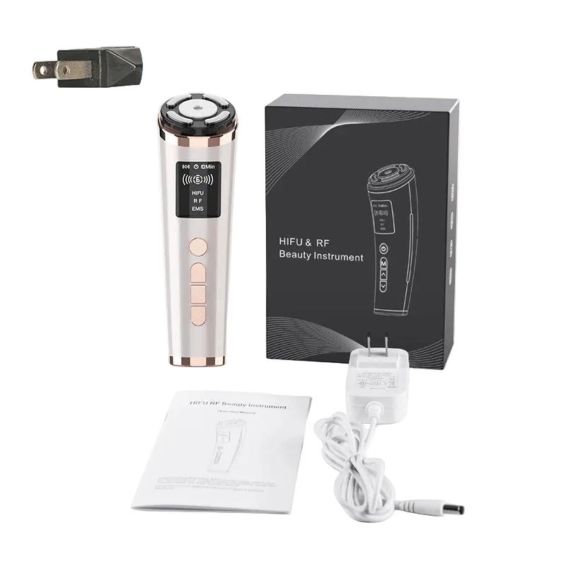 Mini Dispositivo HIFU Facial para Lifting Masajeador Facial con Microcorriente para la Piel