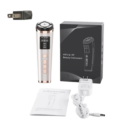 Mini Dispositivo HIFU Facial para Lifting Masajeador Facial con Microcorriente para la Piel