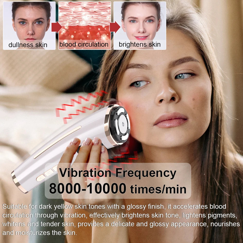 Mini Dispositivo HIFU Facial para Lifting Masajeador Facial con Microcorriente para la Piel