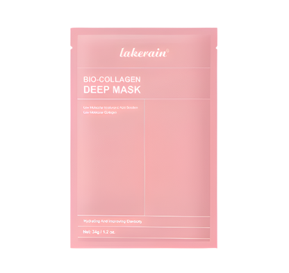 2/4/12 Bio-Collagen Hydrating Hydrogel Mask Improves Elasticity, Minimizes Pores and Provides Firmness
