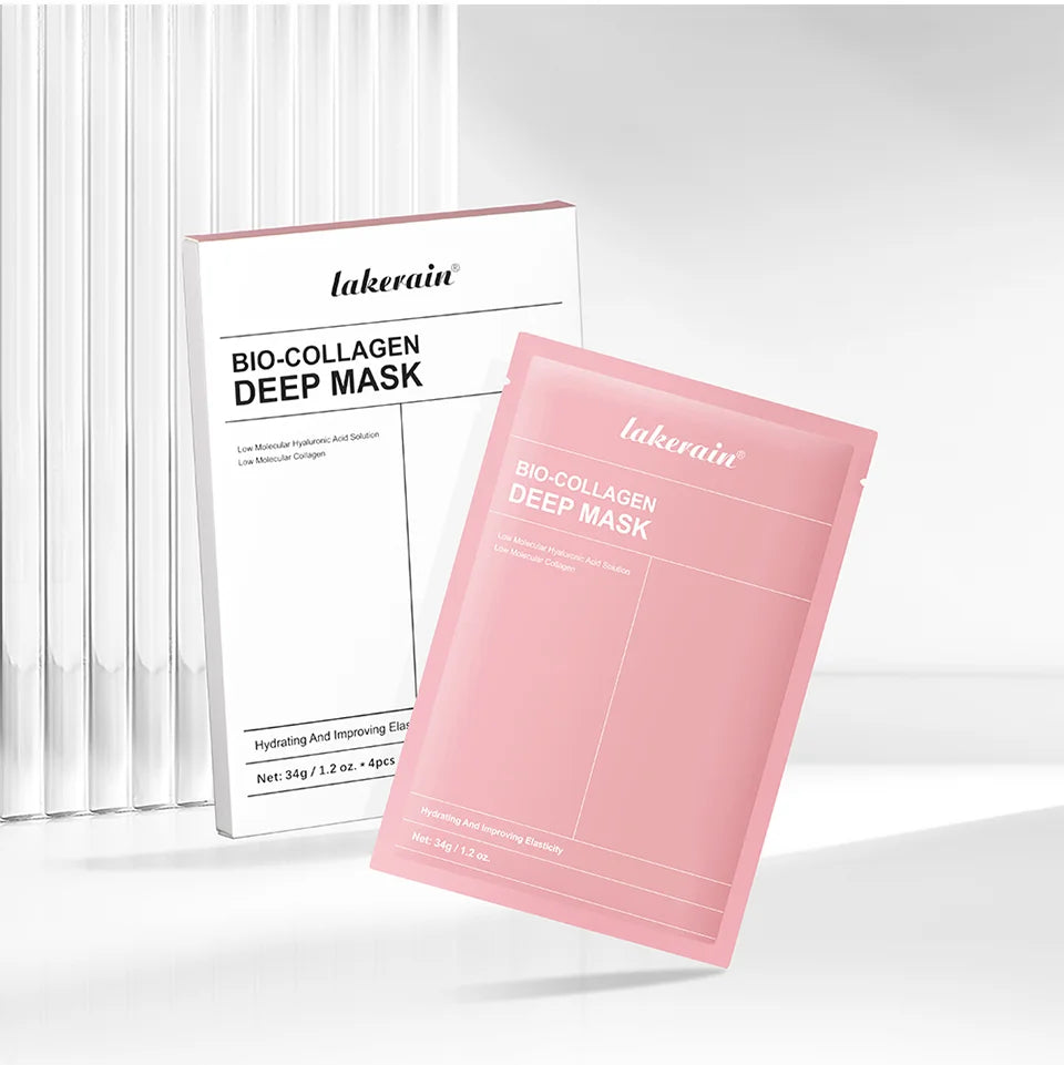 2/4/12 Bio-Collagen Hydrating Hydrogel Mask Improves Elasticity, Minimizes Pores and Provides Firmness
