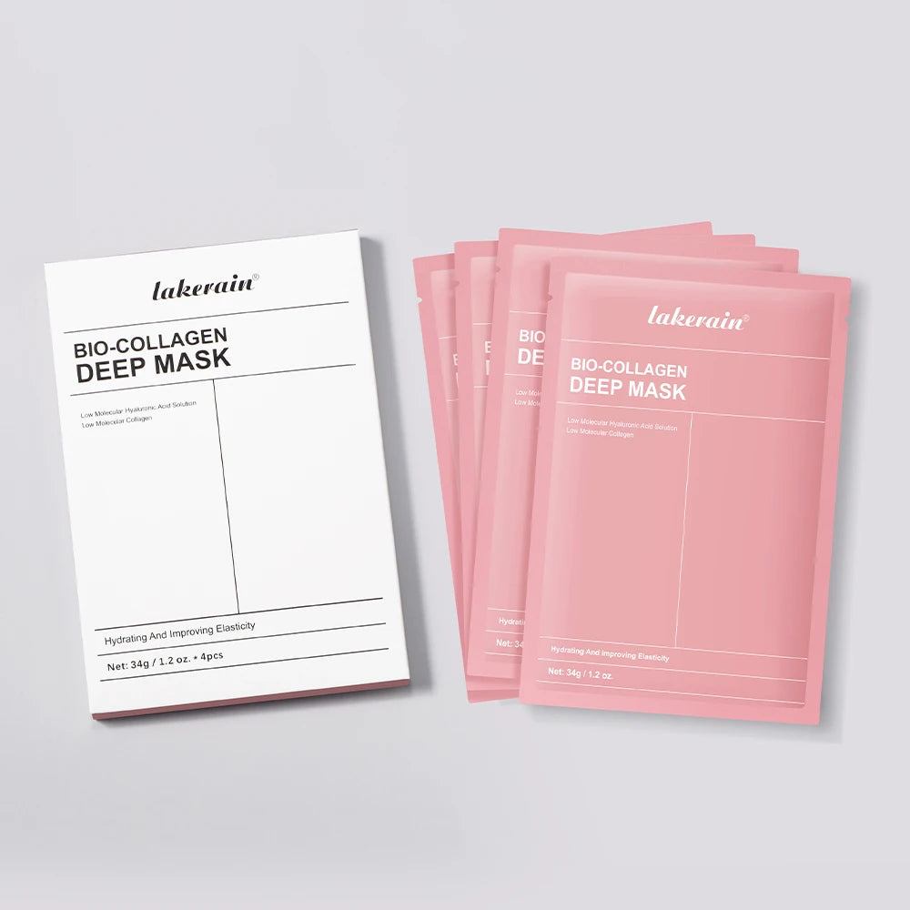 2/4/12 Bio-Collagen Hydrating Hydrogel Mask Improves Elasticity, Minimizes Pores and Provides Firmness