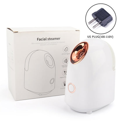 Vaporizador facial nano iónico humidificador con vapor caliente para rostro que hidrata y limpia poros