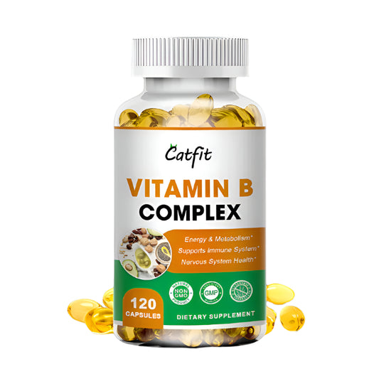 Cápsulas de Vitamina B B1 B2 B3 B5 B6 B7 B9 B12